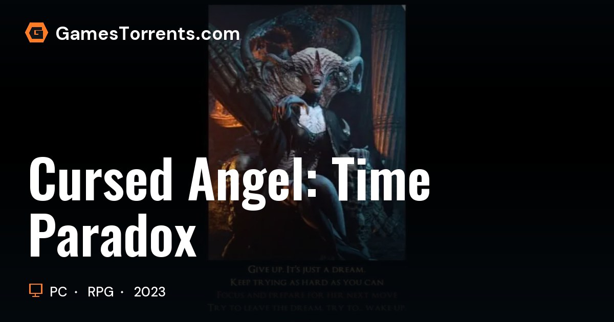 Cursed Angel: Time Paradox | GamesTorrents