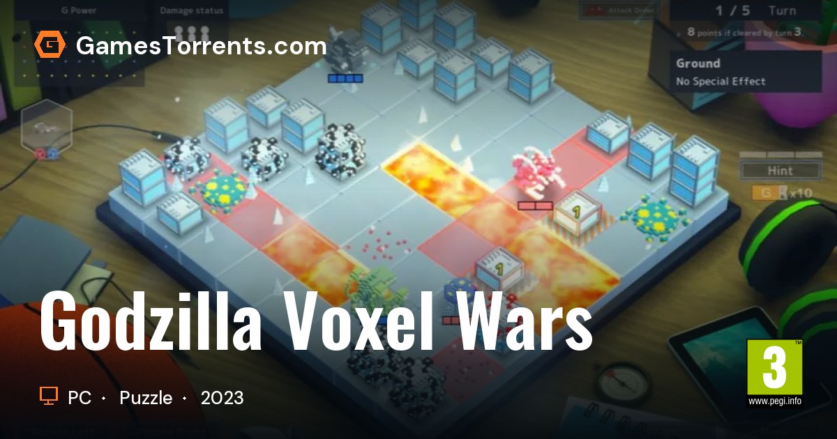 Brain Computer Interface Simulator Godzilla Voxel Wars | GamesTorrents